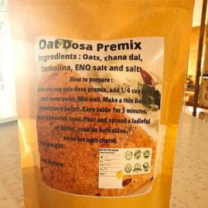 Oats dosa premix packet